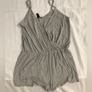 Forever 21 grey romper